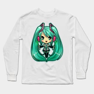 Chibi Hatsune Miku Long Sleeve T-Shirt